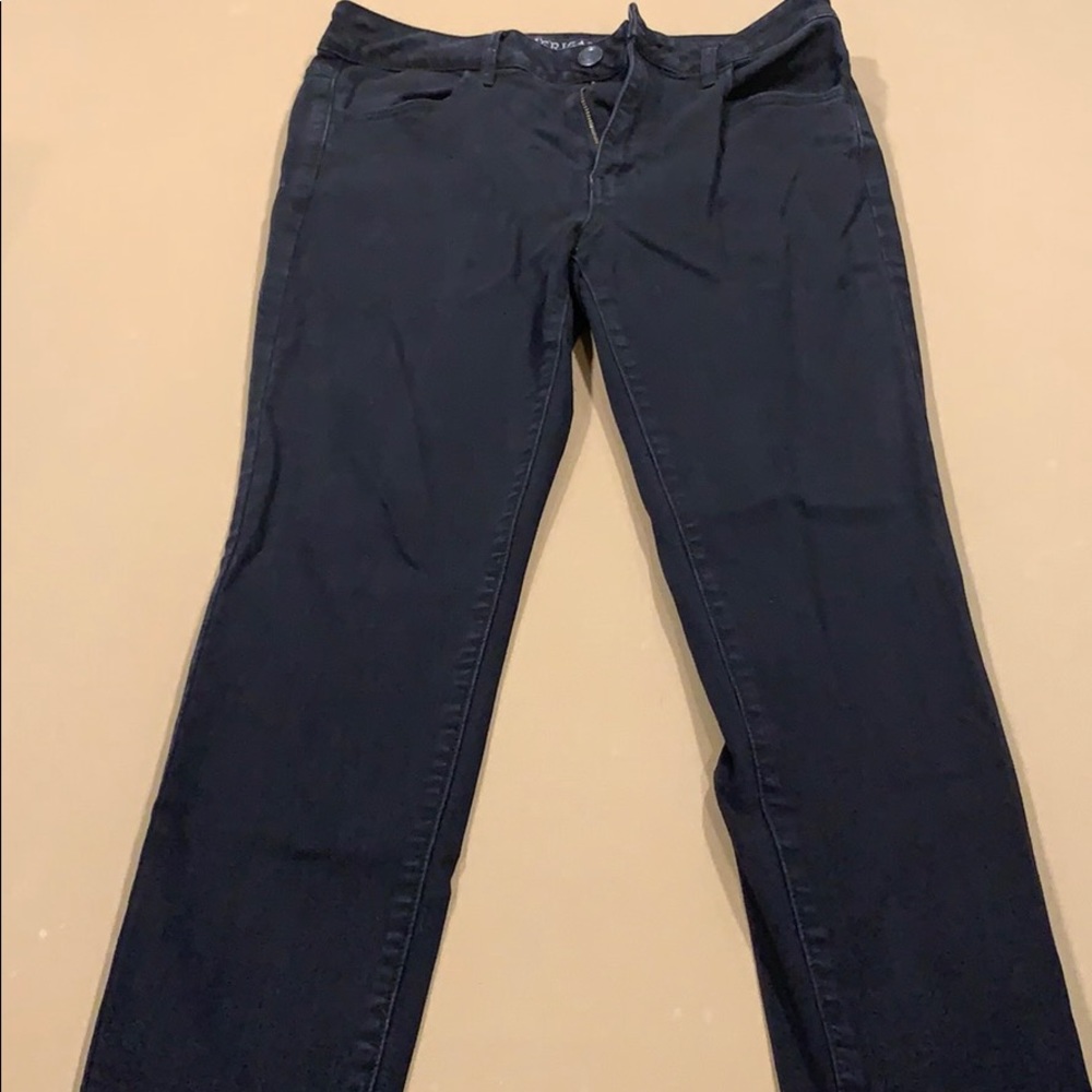 American eagle black jeans size 12 short